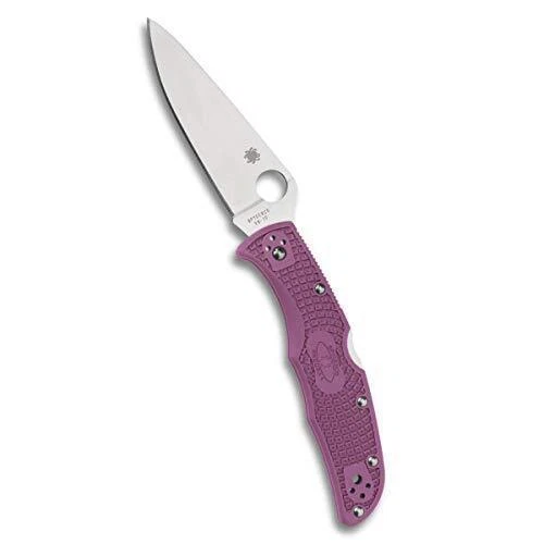 Spyderco C10FPPR Endura 4 Lightweight 3.75" Folding Clip Point Plain VG-10 SS - Image 1 of 1