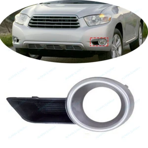 Left Front Bumper Fog Light Cover Grille Trim For Toyota Highlander 2008-2010 - Picture 1 of 3
