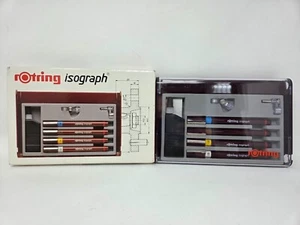 Rotring Isograph D-2000 4 Technical Pens Set Art. #151973 Case Box Germany - Picture 1 of 4