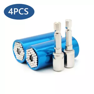 Utensili a presa universali regali per uomo 7 mm-19 mm set di strumenti con adattatore trapano elettrico - Foto 1 di 6
