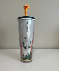 Starbucks Fall 2023 Manuela Guillen Heart Sun Topper 24oz Venti Tumbler NEW - Picture 1 of 3