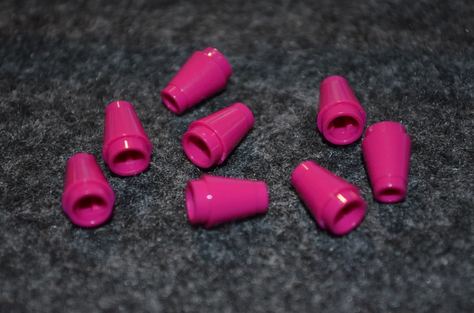 (8)  1x1 Bright Reddish Violet (Magenta) CONE Bricks ~ New Lego Parts ~ - Image 1 of 1