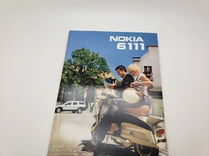 New/Old Stock English Nokia 6111 Mobile Phone User Manual Guide 3POST - Zdjęcie 1 z 5