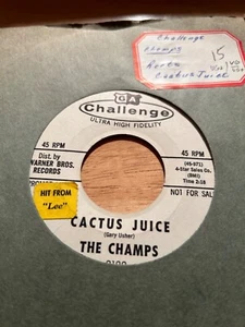 THE CHAMPS Cactus Juice / Roots 45 Challenge Promo VG+ - Picture 1 of 2