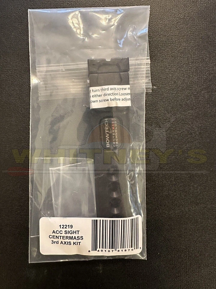 Kit de barra de mira Bowtech Centermass tercer eje - negro - 12219 Foto 1 de 1