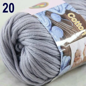 Sale 1SkeinsX50gr Soft Worsted Cotton Chunky Super Bulky Hand Knitting Yarn 20 - Picture 1 of 10