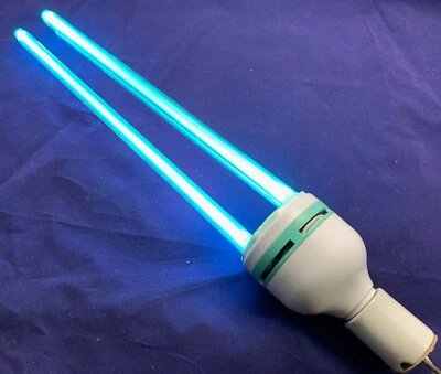 Lámpara UVC Germicida Stop Sótano Molde 50W 120V en Enchufe E27 Foto 1 de 4