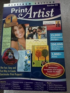 Print Artist Platinum Edition Version 22 - Win/Mac - Nova Development - Picture 1 of 2