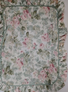 Vintage Laura Ashley Cottage Rose Paisley Twin Comforter Shams Bedskirt - Picture 1 of 3