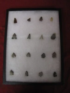 16 Primitive Arrow Heads Collected from Farm Fields Located in Southern MD - Picture 1 of 10