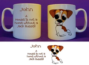 Greyhound Jack Russell Terrier Irish Wolfhound Personalised caricature - Picture 1 of 9