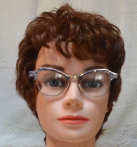 Vintage Women's Eyeglasses - Bausch & Lomb 4 1/4-5 1/2 Alum w/Case - Picture 1 of 3