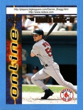 1998 Pacific Online Web Card #108 Darren Bragg Red Sox