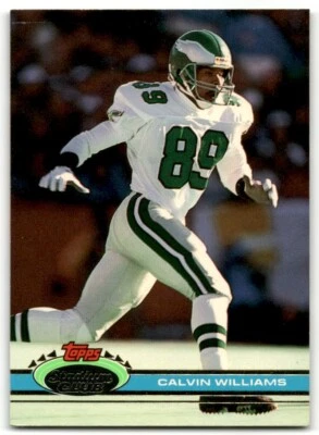 1991 Stadium Club Calvin Williams #117 Philadelphia Eagles - Image 1 of 2