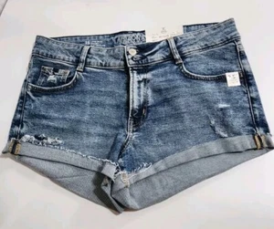 Arizona Damenshorts blau Größe 15. Med getragen Neu mit Etikett - Bild 1 von 11