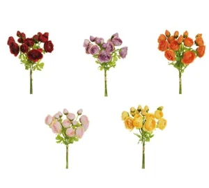 Bündel Hanunkeln 44 cm künstlich bunt Blumenkomposition - Bild 1 von 6