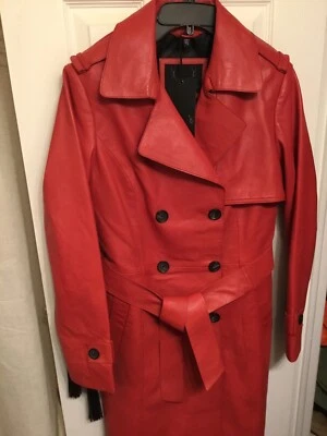 Rara Gabardina de Cuero J Tanya para Mujer de Bod & Christensen TALLA L NUEVA Foto 1 de 4