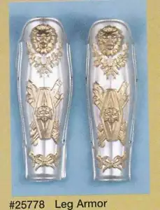 Par de Disfraz Accesorio de Disfraz de Plástico o Espuma de Período Antiguo para Guardias de Piernas Romanas - Imagen 1 de 5