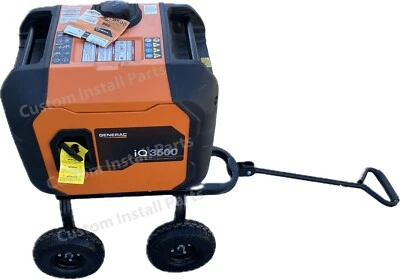 Swivel Wagon Style All Terrain 10" Wheel Kit for Generac iQ3500 NEVER FLAT TIRES - Image 1 of 2