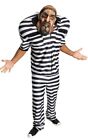 JAIL PRISONER CONVICT GAOL INFLATABLE ADULT MENS FANCY DRESS HALLOWEEN COSTUME