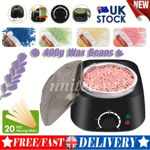 Wax Heater Pot Machine Waxing Warmer Hair Removal 400g Wax Beans Kits Full Body - Picture 1 of 15