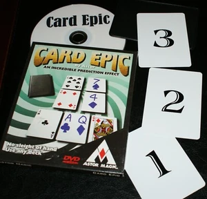 ASTOR Card Epic -- nice props and clean handling of 3 card prediction      TMGS - Picture 1 of 4