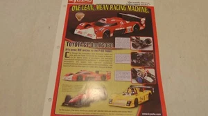 KYOSHO TOYOTA GT-ONE TS020 WALL ART POSTER - Picture 1 of 1