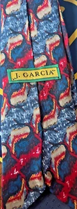 Corbata Colección Jerry Garcia 100% Seda 59" x 3.5" - Imagen 1 de 4