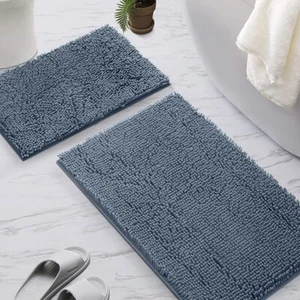 Rugs Non Slip Mat Bathroom Soft Cozy Shaggy Thick For Plush Bathtubs Water - Picture 1 of 8
