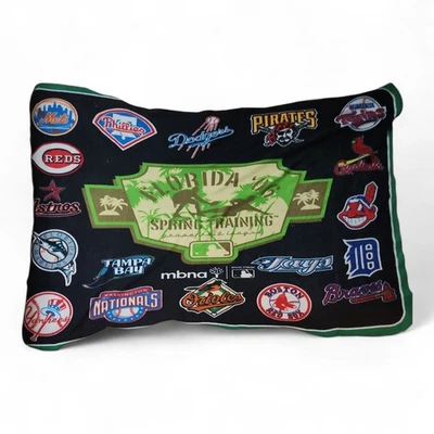 MLB Grapefruit League FL Fleece Blanket 64"x49" 18 Logos 2006 Spring Training  - Image 1 of 4