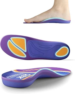 Orthotic Insoles High Arch Support Plantar Fasciitis Foot Pain Metatarsalgia QBK - Picture 1 of 6