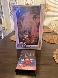 Fantasía VHS Movie And Fantasia Disney 100 Pop SORCERER'S APPRENTICE MICKEY - Picture 1 of 16