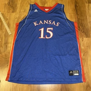 Kansas Jayhawks Adidas #15 blau Basketball Trikot Herren 2XL - Bild 1 von 8