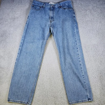 Jean vintage Levi's 550 para hombre 36x32 azul calce relajado ligero EE. UU. Y2K algodón vaquero Foto 1 de 4