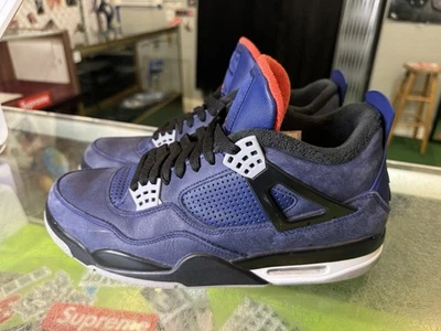 Jordan 4 Winter Loyal Blue 2019 talla 11,5 CQ9597-401 zapatillas para hombre OG raras MJ Foto 1 de 4