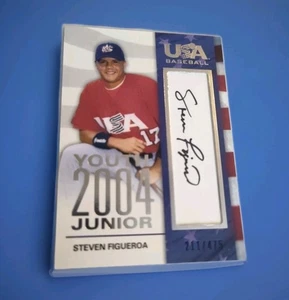 Steven Figueroa 2007 USA Baseball Jugend 2004 Junior Autogramm #YJ-6 211/475 - Bild 1 von 3