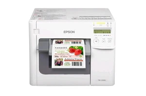 Epson TM-C3500 ColorWorks Label Printer – 4" Wide, DURABrite Ink, Slightly Used - Picture 1 of 12
