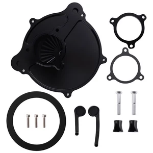 Billet Aluminum Air Filter for Harley Touring Road Glide 2017-up Black - Picture 1 of 16