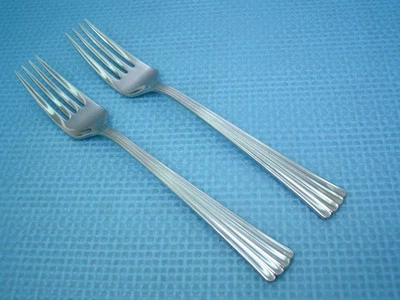 Waterford COVINGTON Juego de 2 tenedores de ensalada de acero inoxidable de 7 3/8" Foto 1 de 4