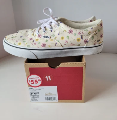 Vans Mujer Talla 11 Amarillo Estampado Flor Nuevo En Caja Foto 1 de 4