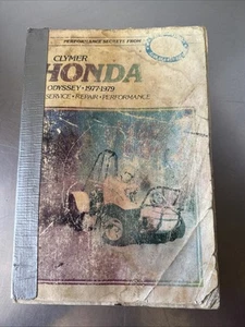 Clymer Honda Odyssey Service Repair Maintenance Manual 1977 - 1979 - Picture 1 of 24