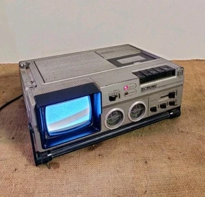 TECTRONIC TCR-8800 TV-FM/AM Radio Kassettenrecorder TV Vintage Radio TV Combo - Bild 1 von 8