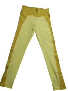 Old Navy Active PowerChill High Rise Go-Dry Leggings Yellow girls Sz XL (14-16) - Picture 1 of 7