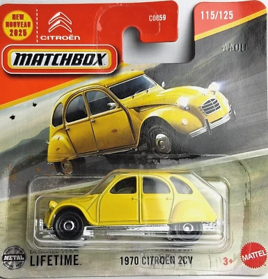 Matchbox 🏁 Superfast Nouveauté 2025 🏁 1970 Citroën 2CH #115/125 Neuf/ NEW - Photo 1/2