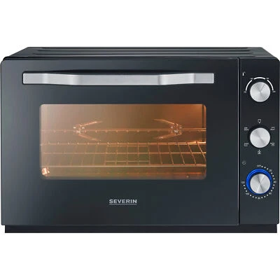 Severin Back- & Toastofen XXL TO 2073, Mini-Backofen, schwarz - Bild 1 von 4