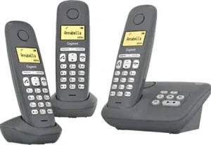 Gigaset A280A DECT Cordless Trio Phone with answering machine (no power supply ) - Picture 1 of 5