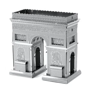 Faszinationen Metall Erde Arc de Triomphe 3D Laser geschnitten Stahl Puzzle Zum Selbermachen Modellbausatz - Bild 1 von 5