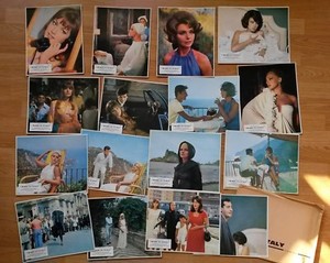 Catherine Spaak MADE IN ITALY 16 rare German lobby cards 1966 VIRNA LISI Koscina