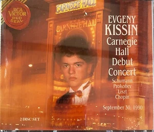 EVGENY KISSIN - Carnegie Hall Debut Concert 2 x CD Exc Cond! RCA - Imagen 1 de 2