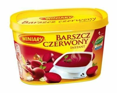 Winiary Barszcz Czerwony Instant Red Borscht Beet Soup 170g Tub Free Shipping!